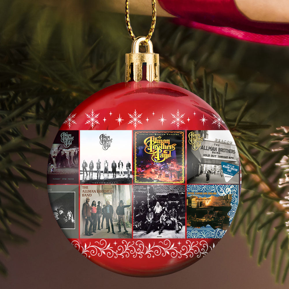 The Allman Brothers Band Ball Ornament – Southern Soul Meets Holiday Spirit