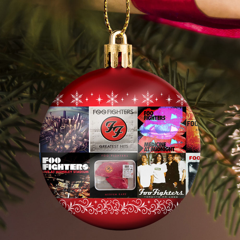 Foo Fighters Ball Ornament – A Rock Anthem for Your Holiday Tree