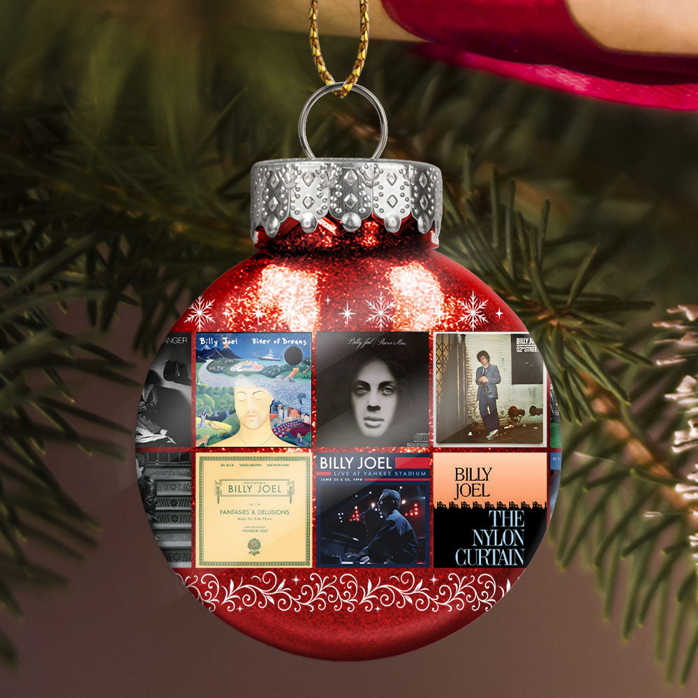 Billy Joel Ball Ornament – A Piano Man’s Holiday Melody in Every Shine