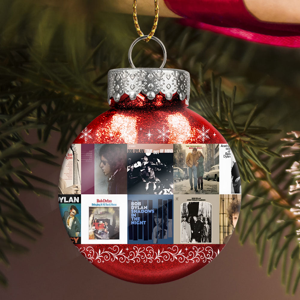 Bob Dylan Ball Ornament – A Tribute to the Poet of Rock and Timeless Melody