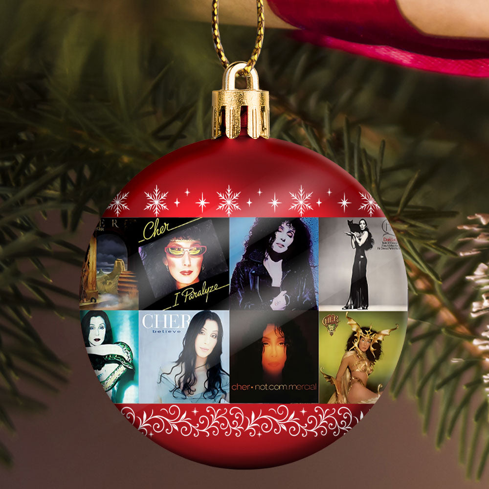 Cher Ball Ornament – A Dazzling Celebration of Glamour, Strength, and Timeless Hits