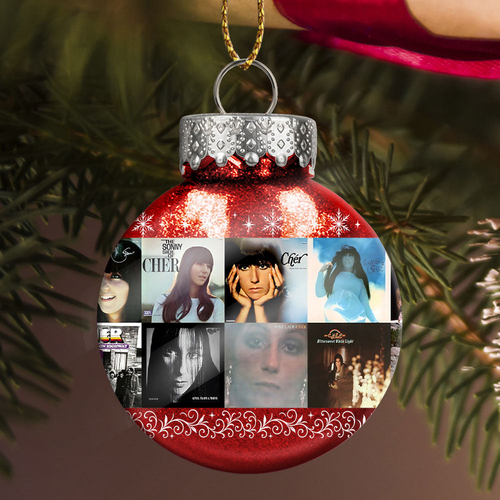 Cher Ball Ornament – A Dazzling Celebration of Glamour, Strength, and Timeless Hits