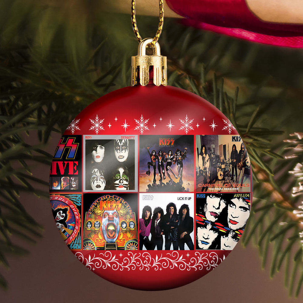 KISS Ball Ornament – A Rock ’n’ Roll Holiday Tribute to the Hottest Band in the World