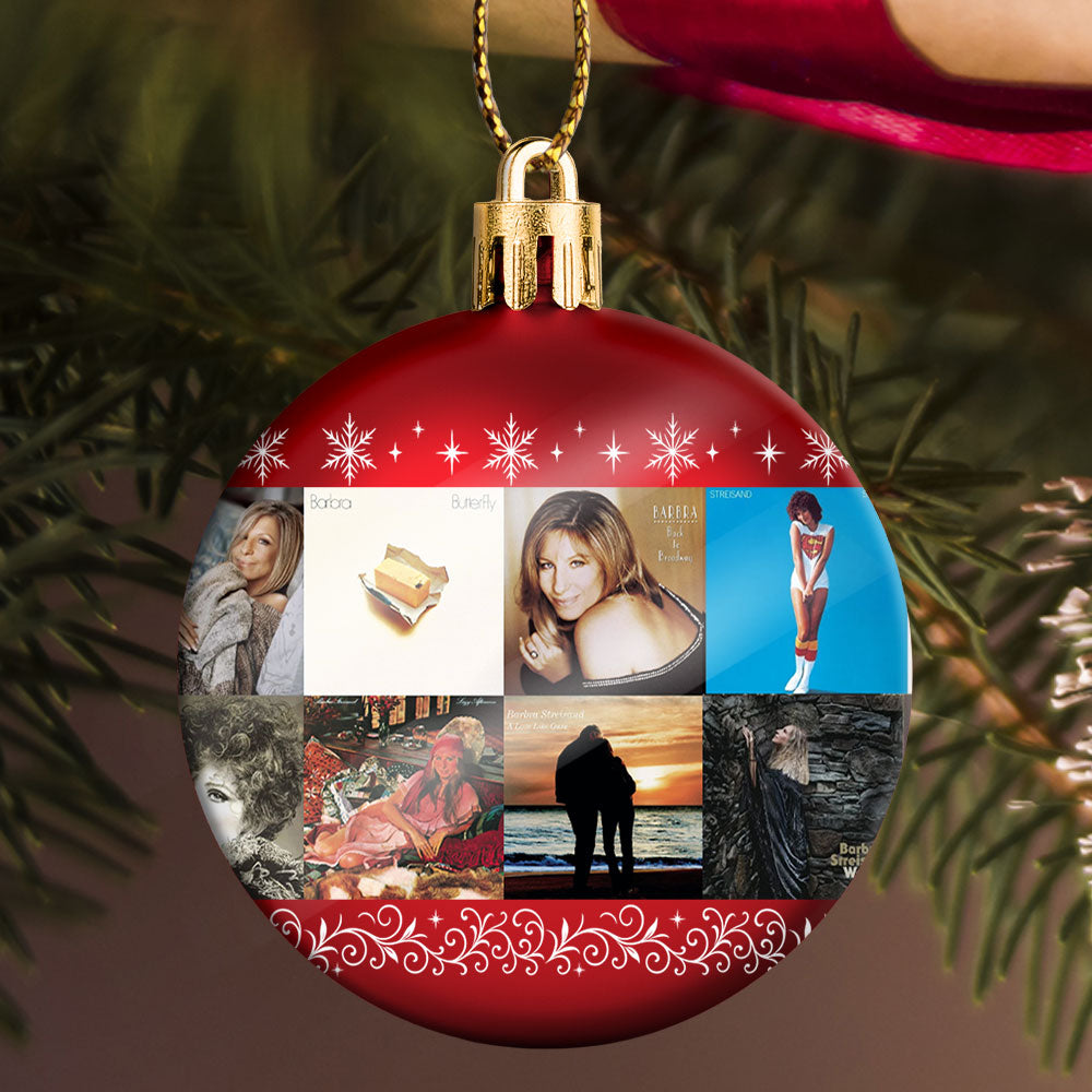 Barbra Streisand Ball Ornament – A Tribute to Timeless Elegance