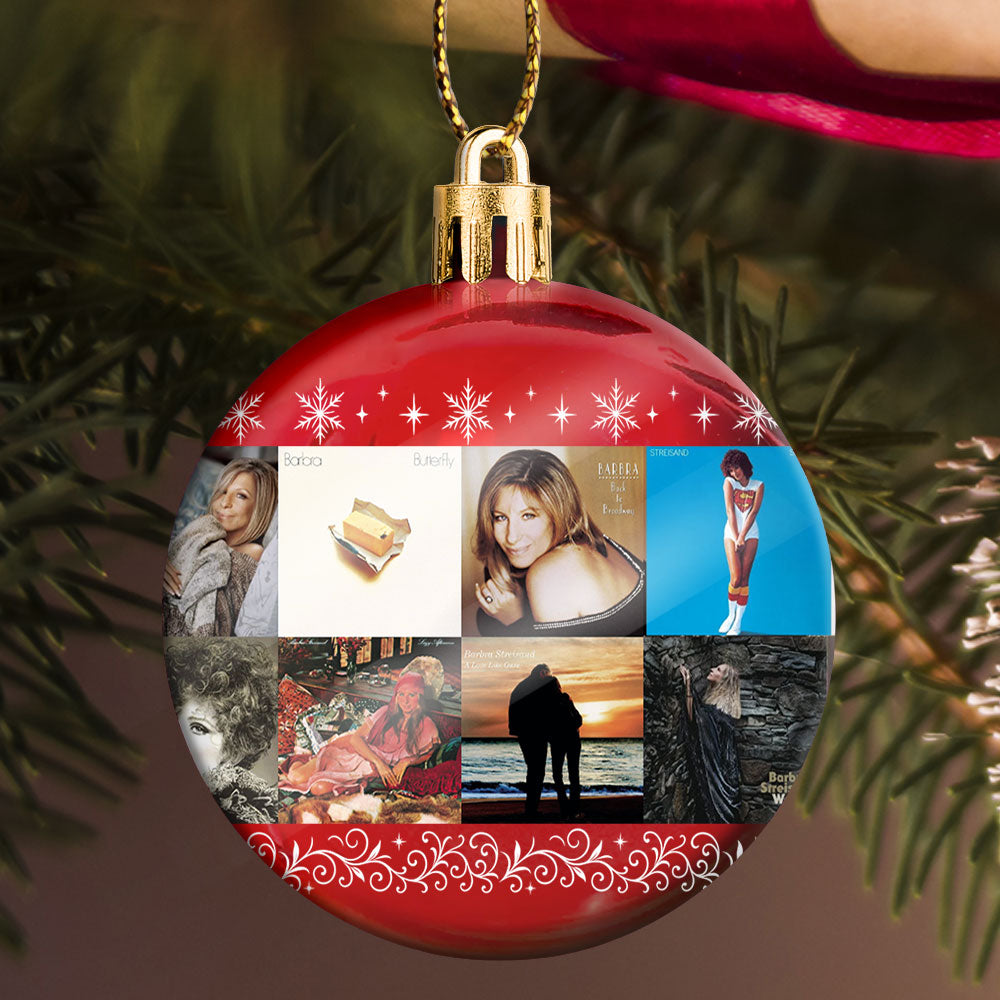 Barbra Streisand Ball Ornament – A Tribute to Timeless Elegance