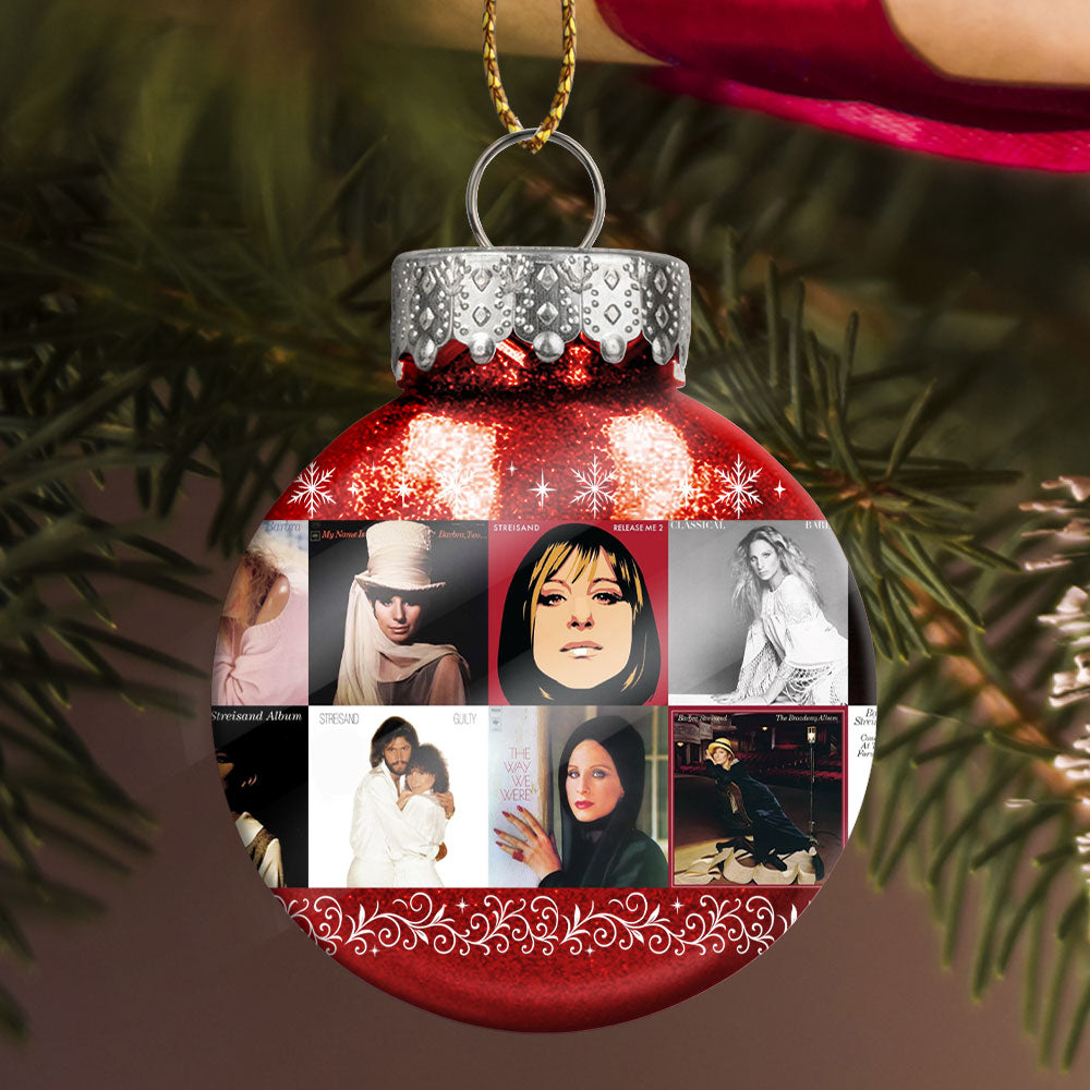 Barbra Streisand Ball Ornament – A Tribute to Timeless Elegance