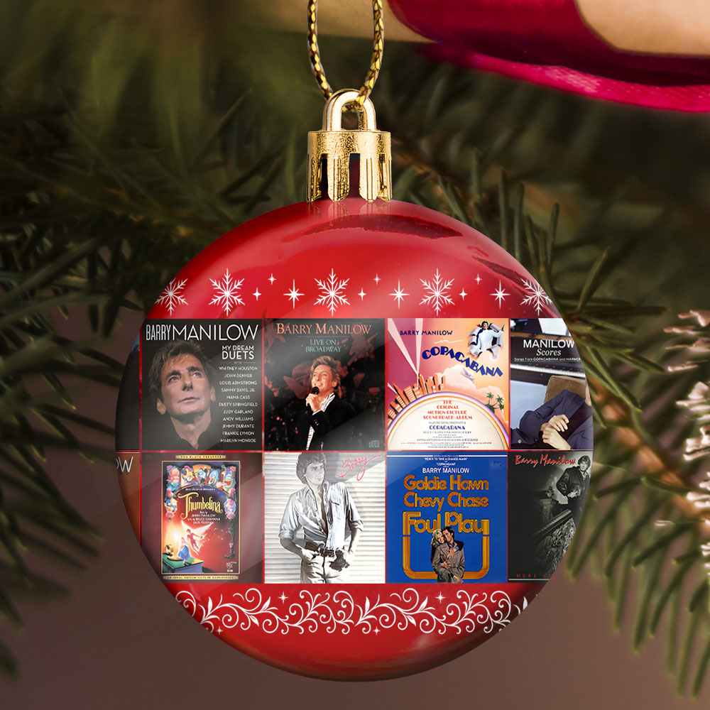 Barry Manilow Ball Ornament – A Celebration of Music, Memories, and Holiday Magic