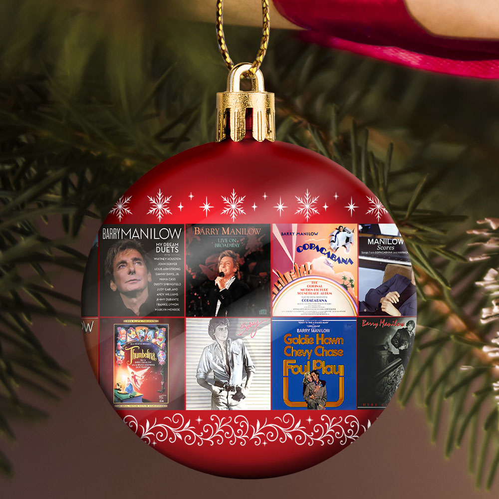 Barry Manilow Ball Ornament – A Celebration of Music, Memories, and Holiday Magic
