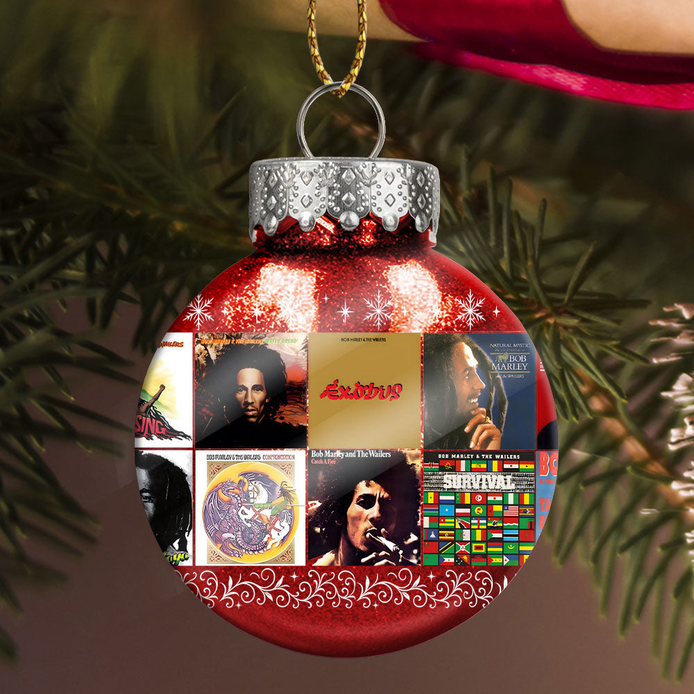Bob Marley Ball Ornament – A Reggae Spirit of Peace, Love, and Holiday Harmony