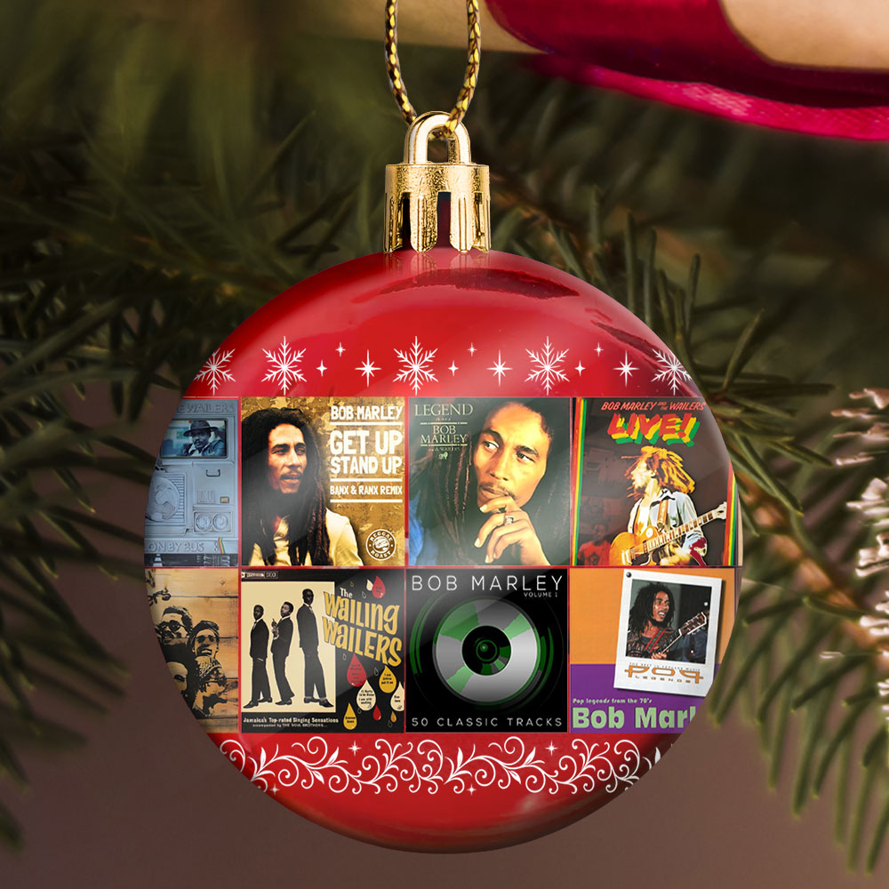 Bob Marley Ball Ornament – A Reggae Spirit of Peace, Love, and Holiday Harmony