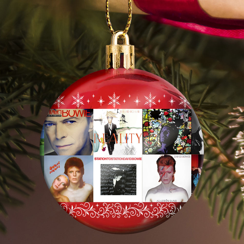 David Bowie Ball Ornament – A Stardust Celebration of Art, Sound, and Cosmic Style