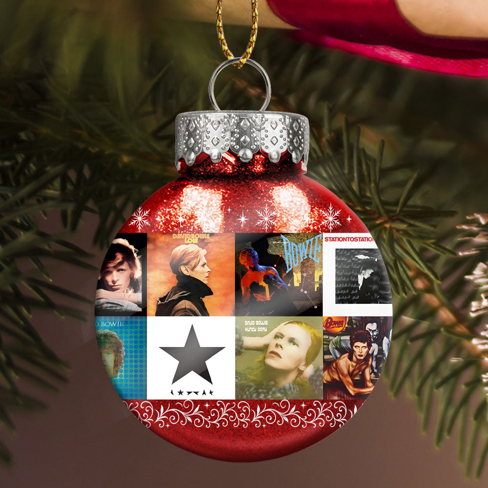 David Bowie Ball Ornament – A Stardust Celebration of Art, Sound, and Cosmic Style