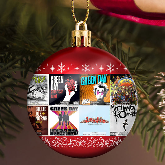 Green Day Ball Ornament – Rock the Holidays with Punk Spirit
