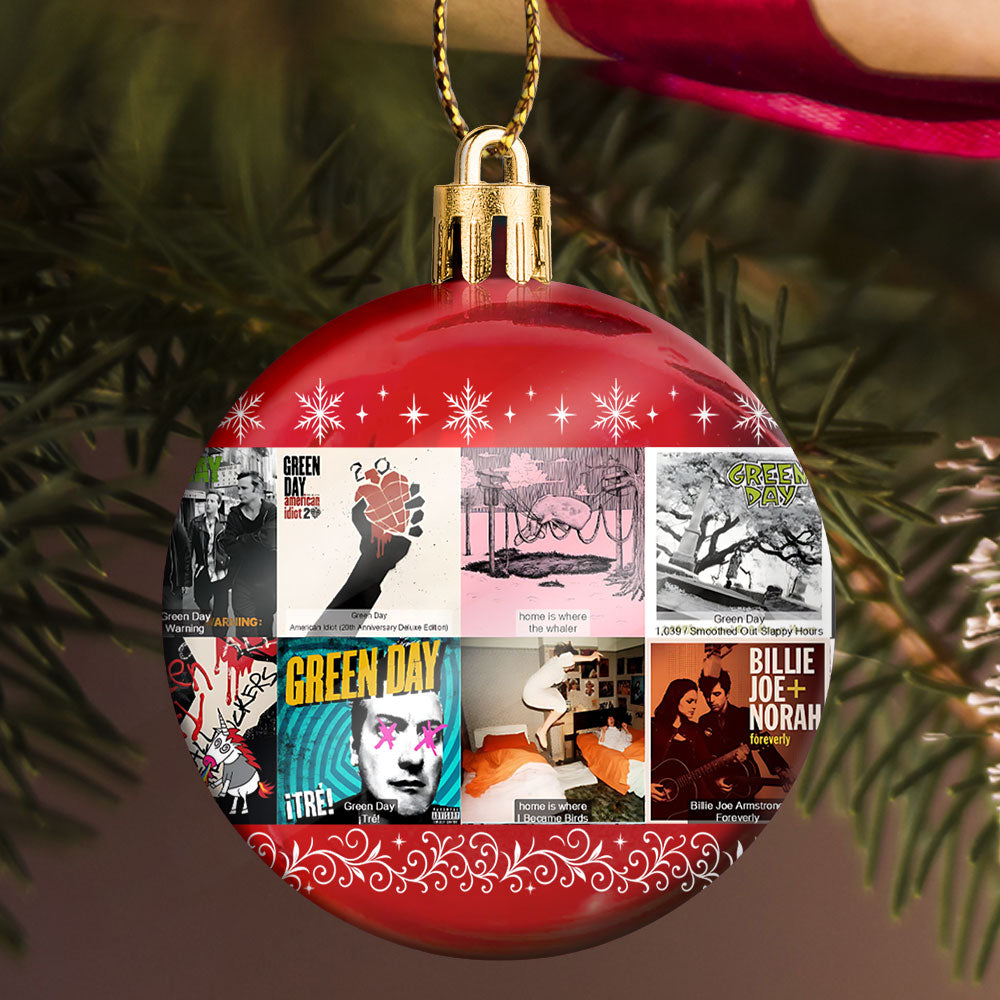 Green Day Ball Ornament – Rock the Holidays with Punk Spirit