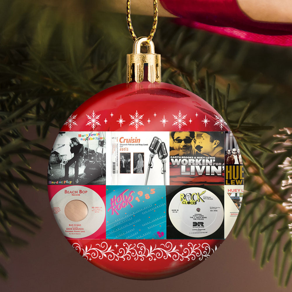 Huey Lewis & The News Ornament – The Heart of Rock ’n’ Roll Holiday
