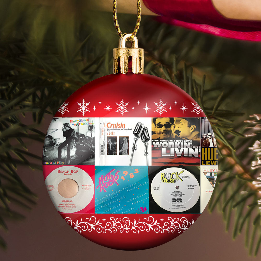 Huey Lewis & The News Ornament – The Heart of Rock ’n’ Roll Holiday