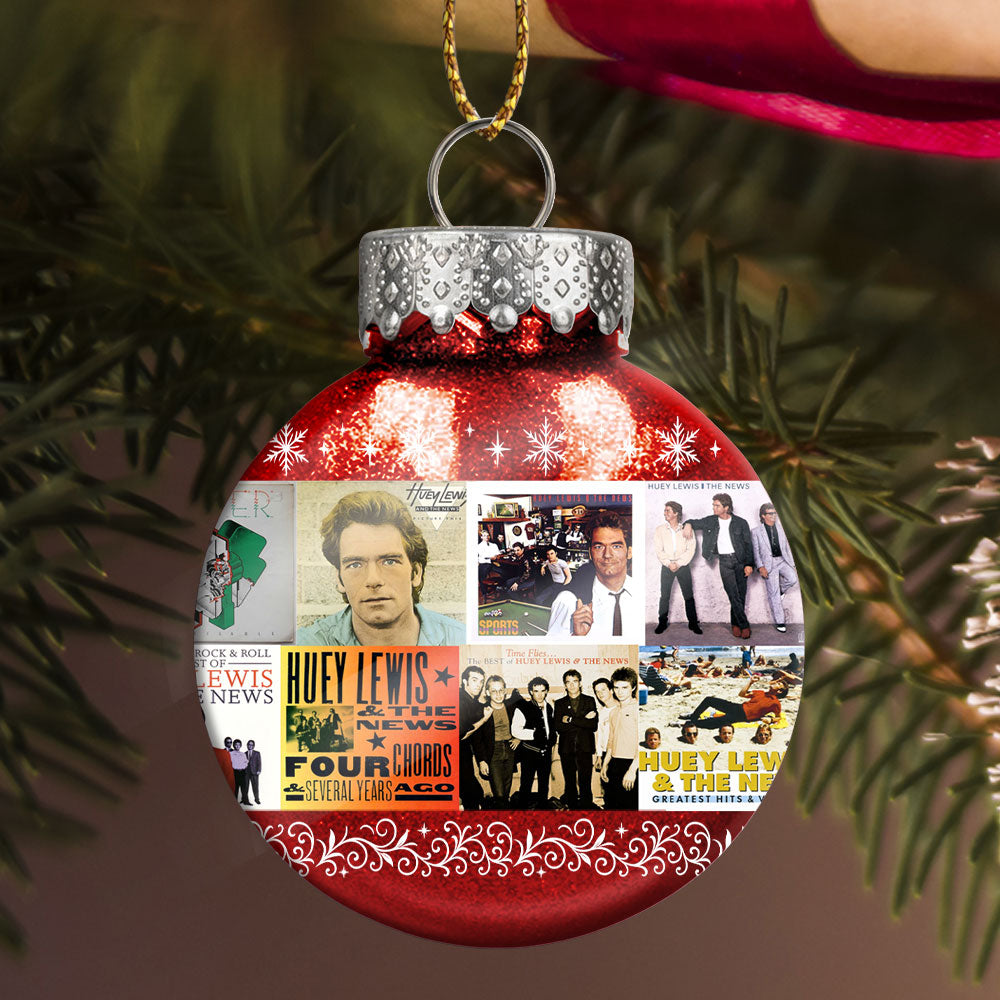 Huey Lewis & The News Ornament – The Heart of Rock ’n’ Roll Holiday