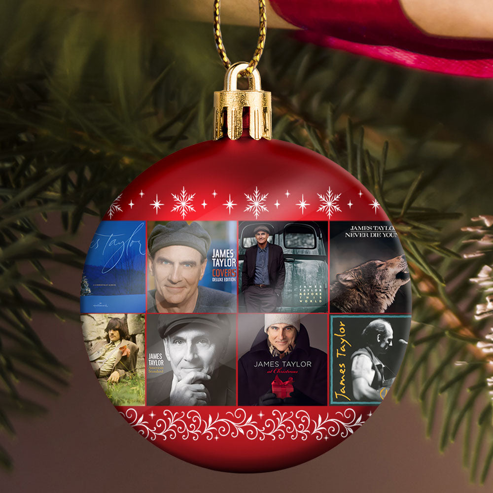 James Taylor Ball Ornament – Warm Melodies for Winter Nights