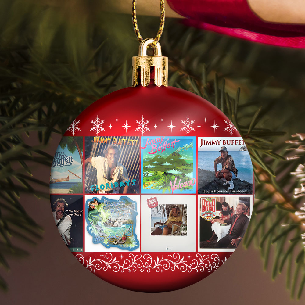 Jimmy Buffett Ball Ornament – A Tropical Holiday Tribute