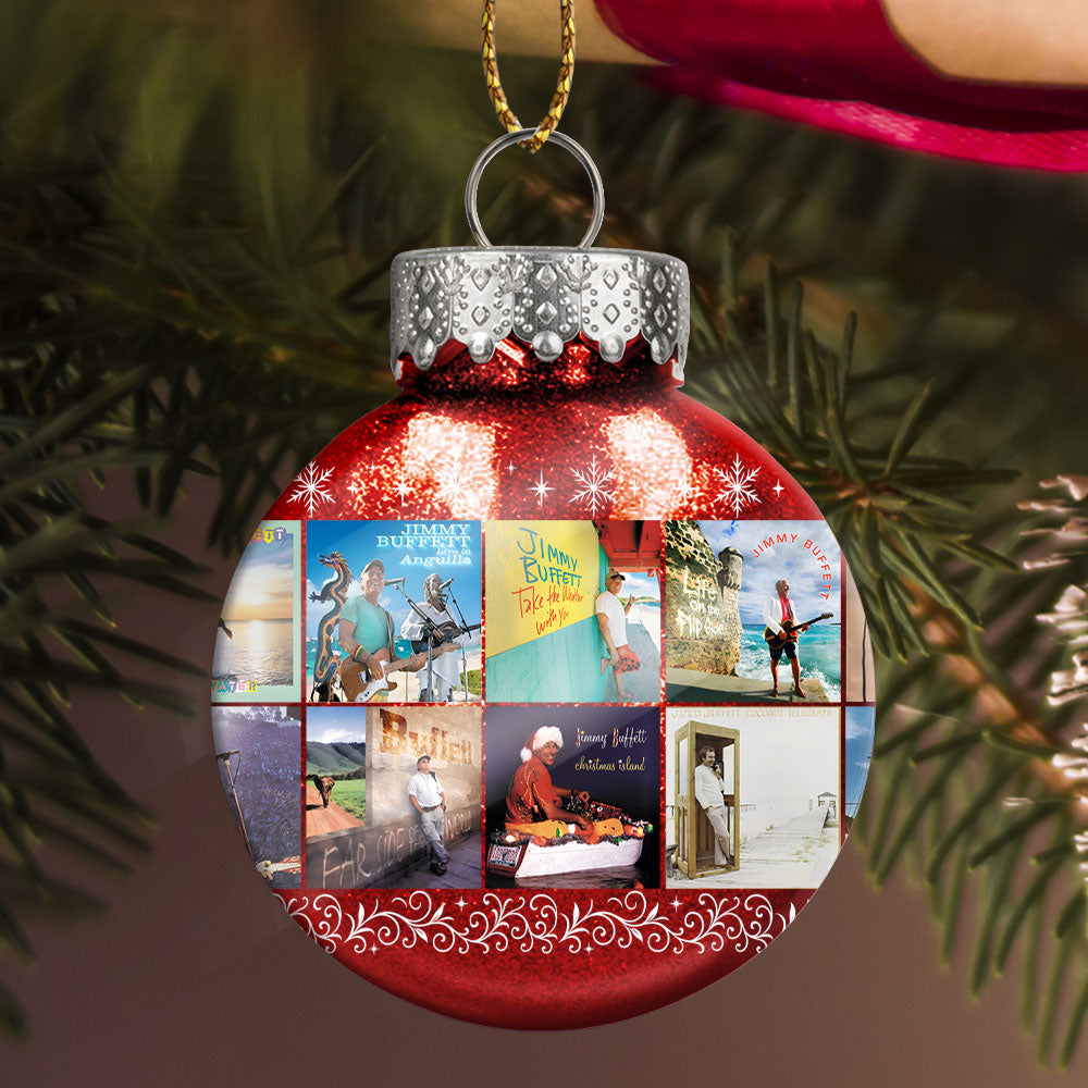 Jimmy Buffett Ball Ornament – A Tropical Holiday Tribute