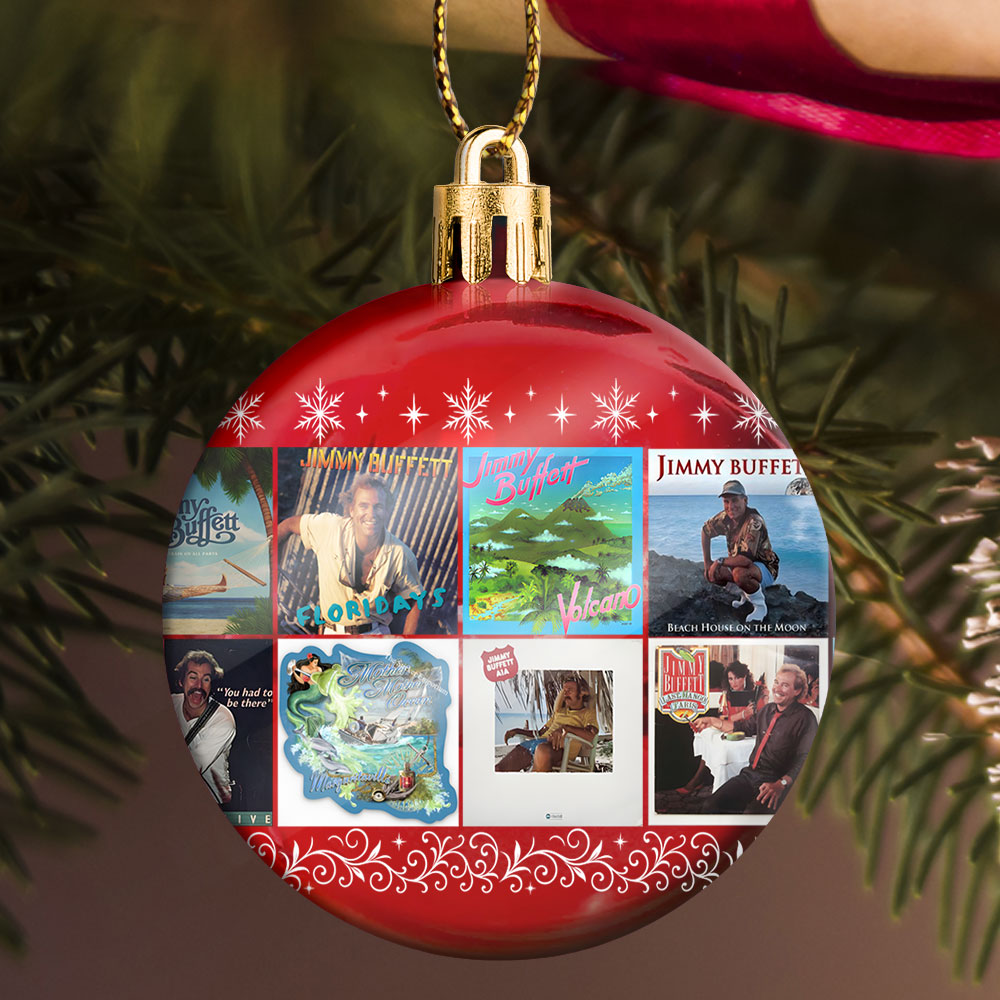 Jimmy Buffett Ball Ornament – A Tropical Holiday Tribute