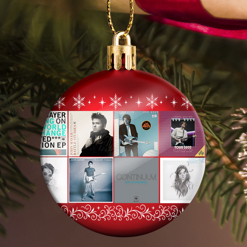 John Mayer Ball Ornament – A Touch of Soulful Elegance for Your Tree