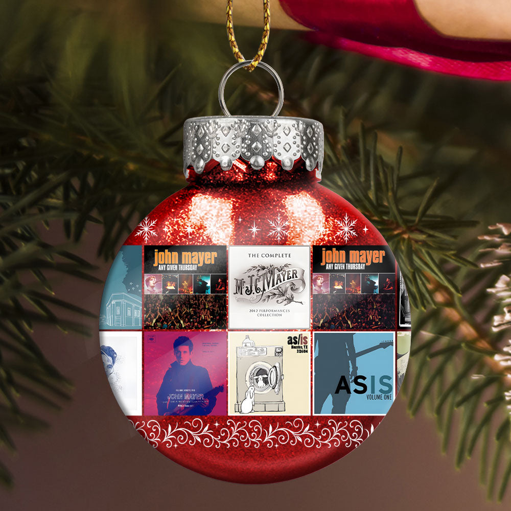 John Mayer Ball Ornament – A Touch of Soulful Elegance for Your Tree