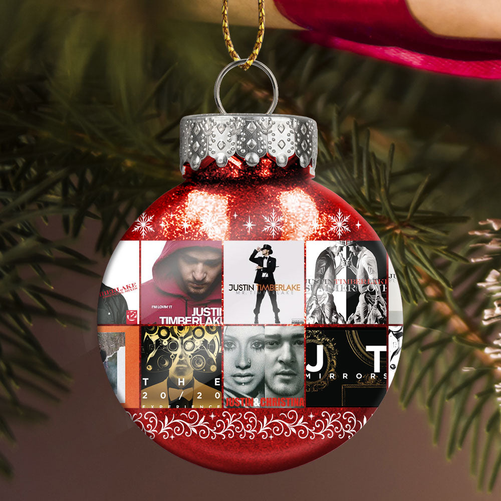Justin Timberlake Ornament – A Sleek Touch of Pop Perfection