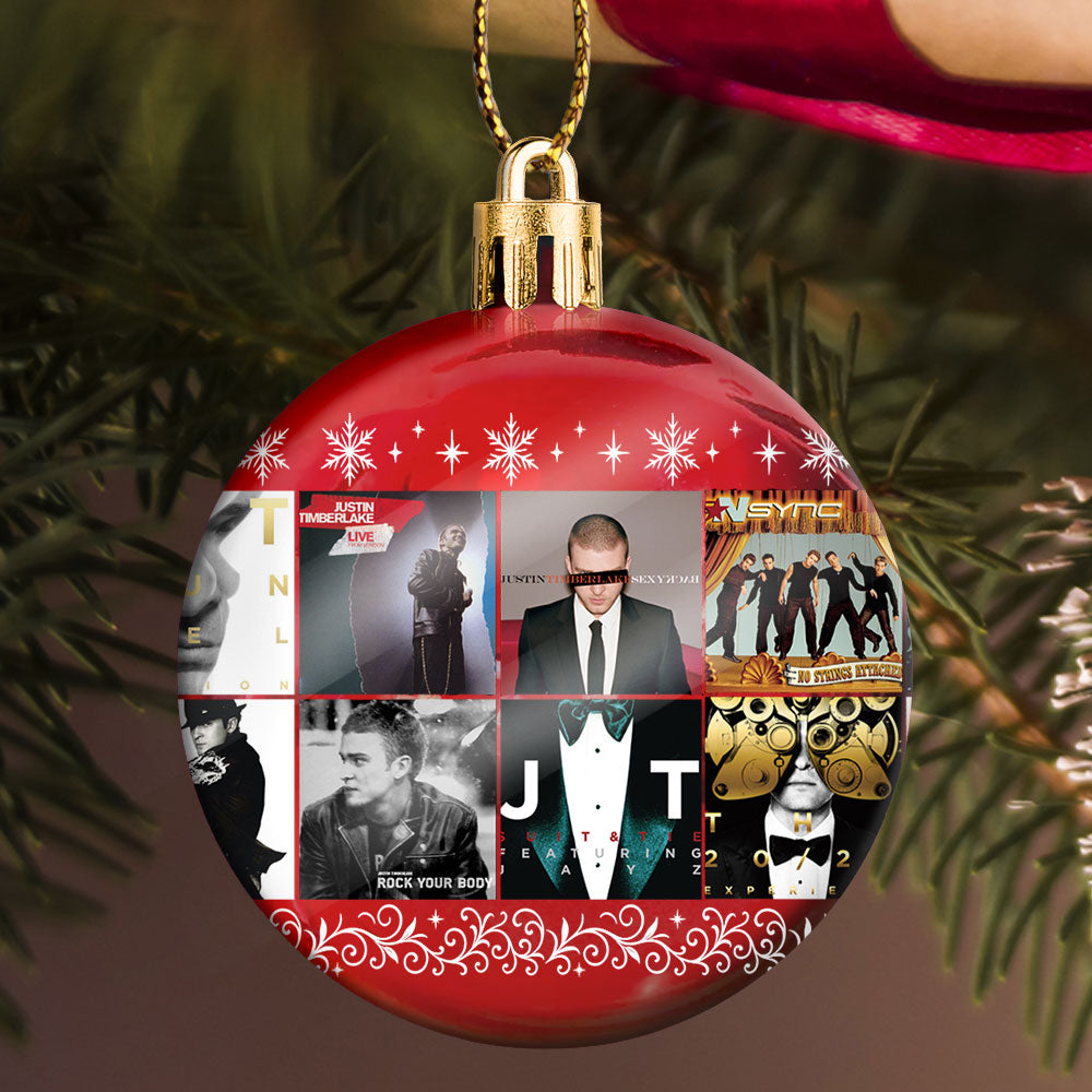 Justin Timberlake Ornament – A Sleek Touch of Pop Perfection