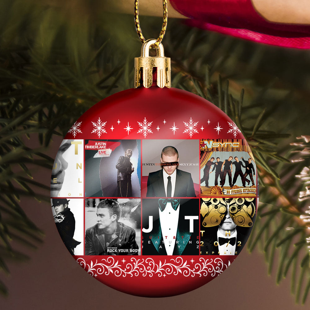 Justin Timberlake Ornament – A Sleek Touch of Pop Perfection