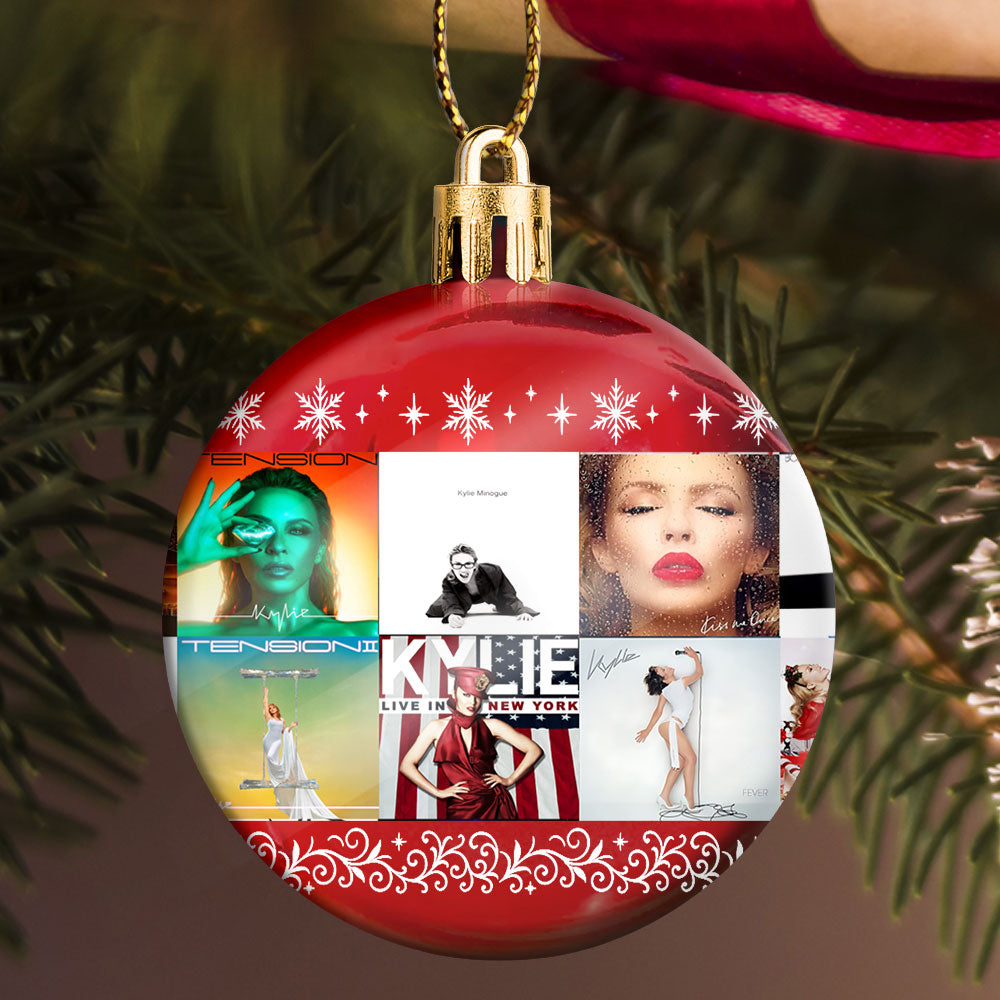 Kylie Minogue Ball Ornament – Sparkle Like a Pop Icon