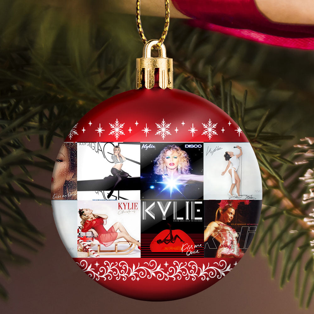 Kylie Minogue Ball Ornament – Sparkle Like a Pop Icon