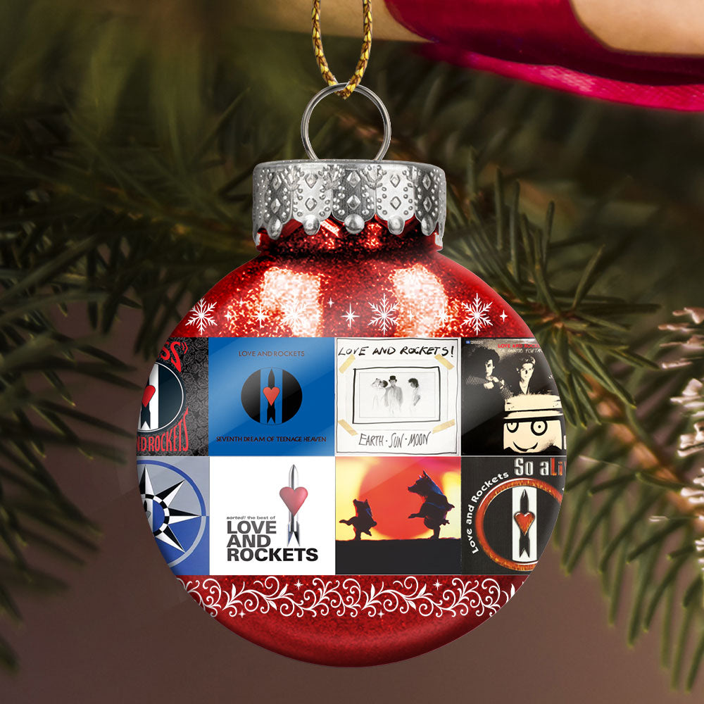 Love and Rockets Ornament – Alternative Spirit in Holiday Light