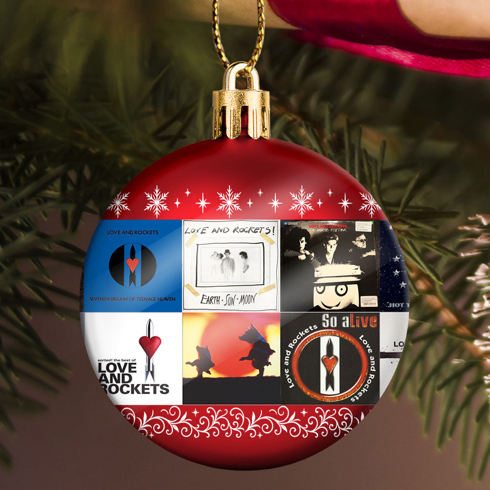 Love and Rockets Ornament – Alternative Spirit in Holiday Light