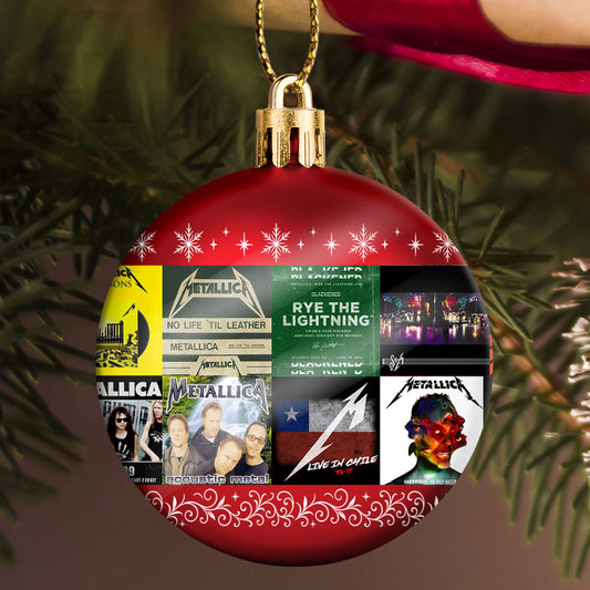 Metallica Ball Ornament – Thrash Legends Meet Holiday Power