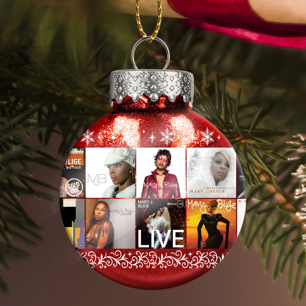 Mary J. Blige Ball Ornament – The Queen of Hip-Hop Soul