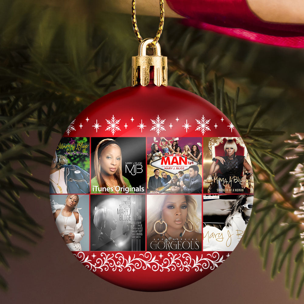 Mary J. Blige Ball Ornament – The Queen of Hip-Hop Soul