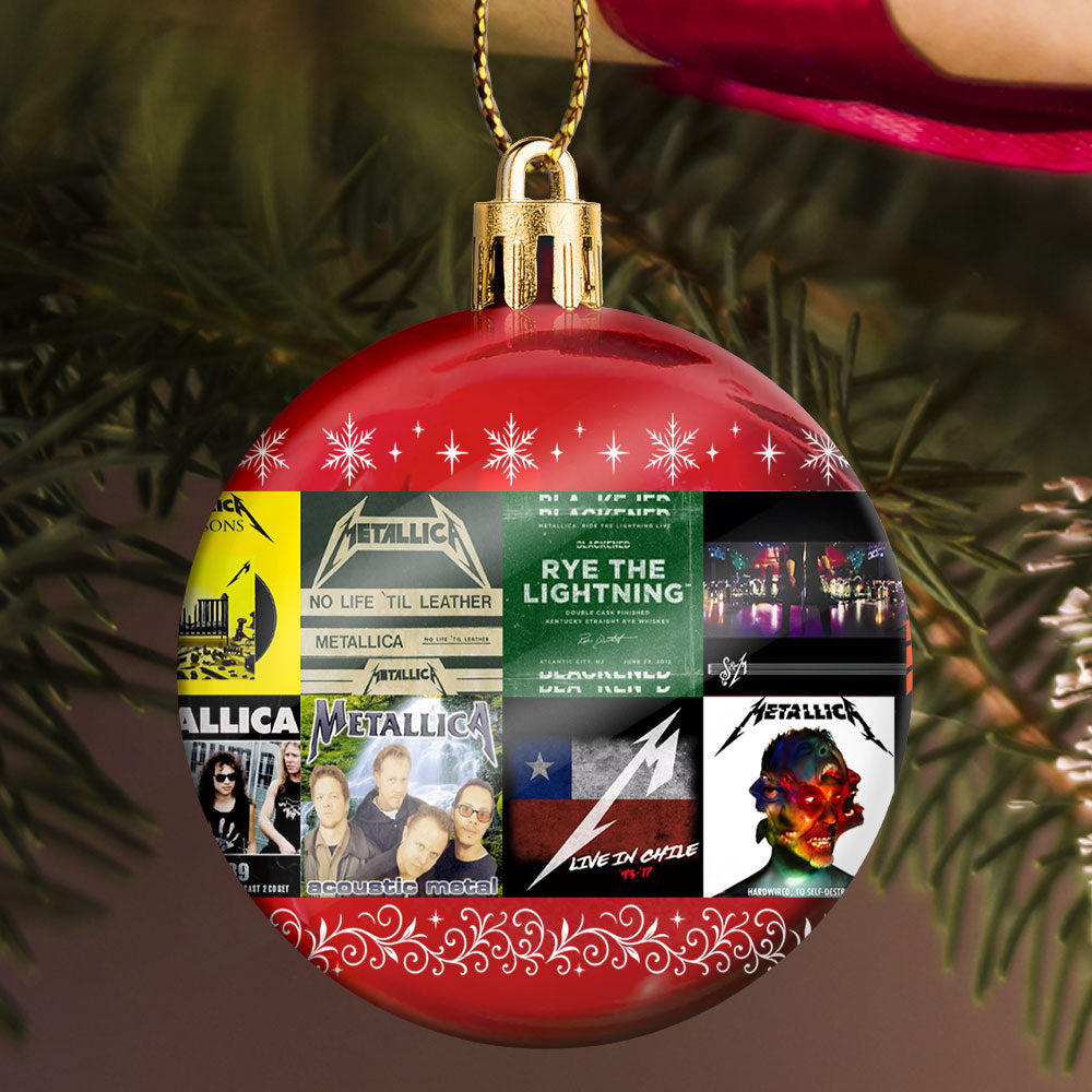 Metallica Ball Ornament – Thrash Legends Meet Holiday Power
