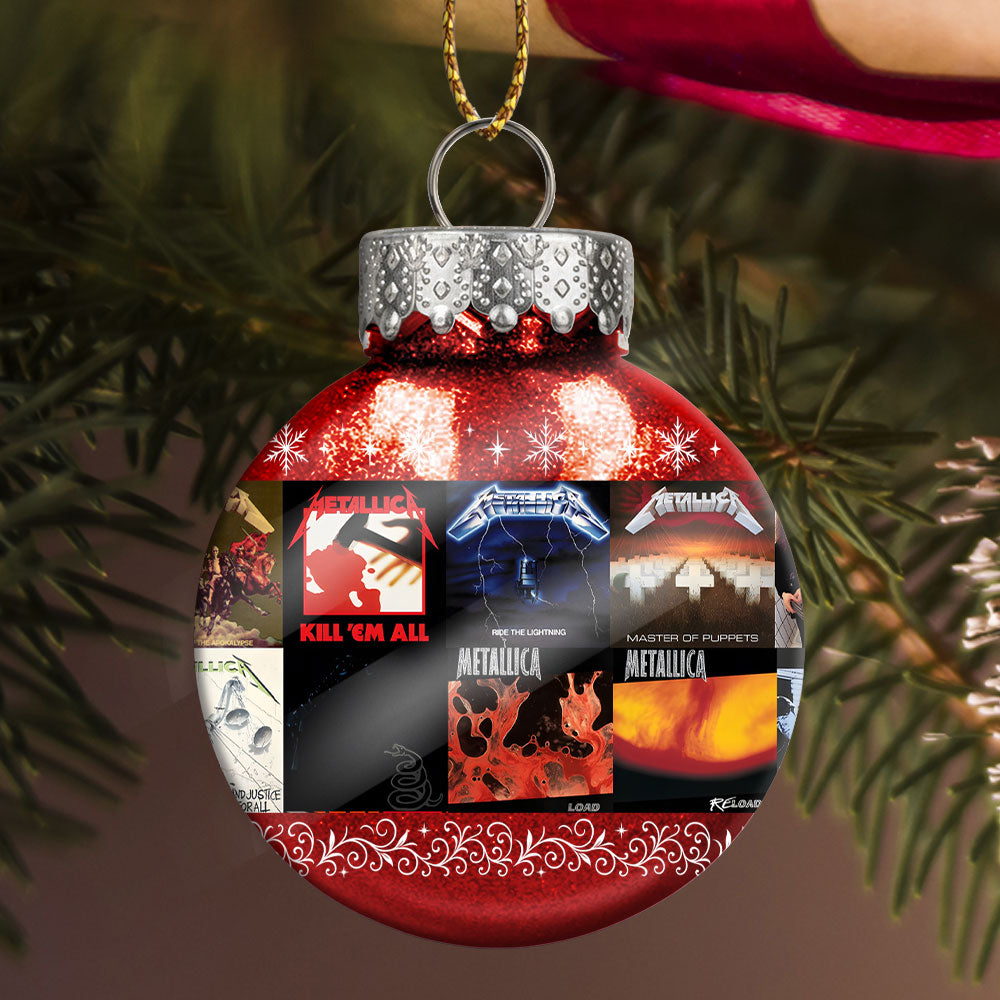 Metallica Ball Ornament – Thrash Legends Meet Holiday Power