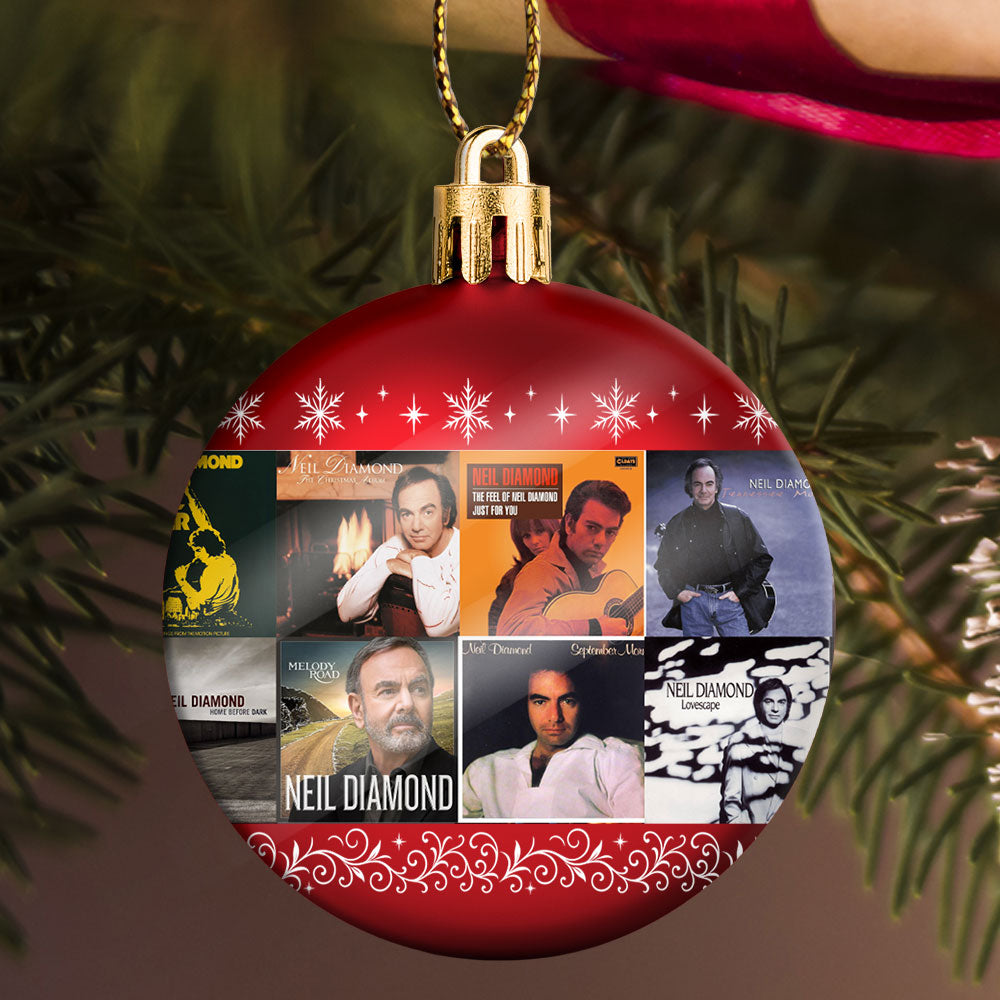Neil Diamond Ball Ornament – A Sparkling Tribute to Timeless Classics