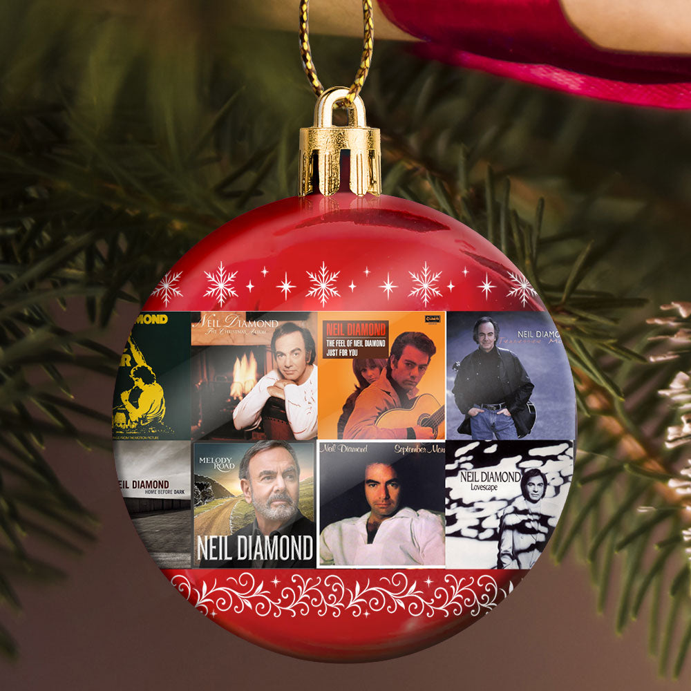 Neil Diamond Ball Ornament – A Sparkling Tribute to Timeless Classics