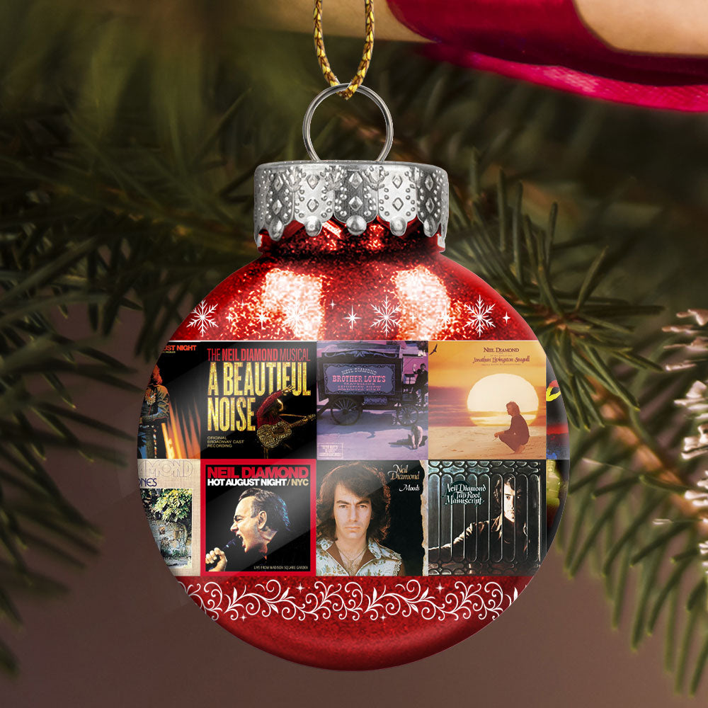 Neil Diamond Ball Ornament – A Sparkling Tribute to Timeless Classics