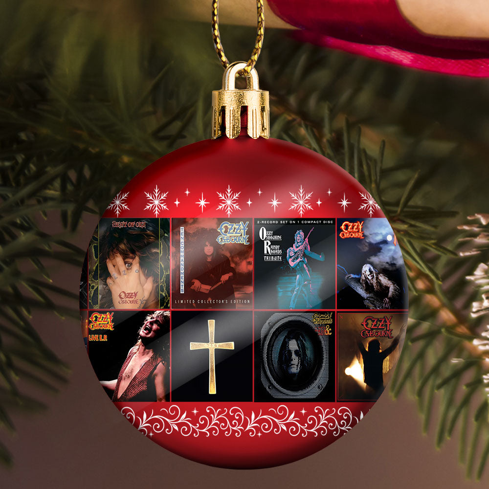 Ozzy Osbourne Ball Ornament – A Heavy Metal Holiday Tribute to the Prince of Darkness