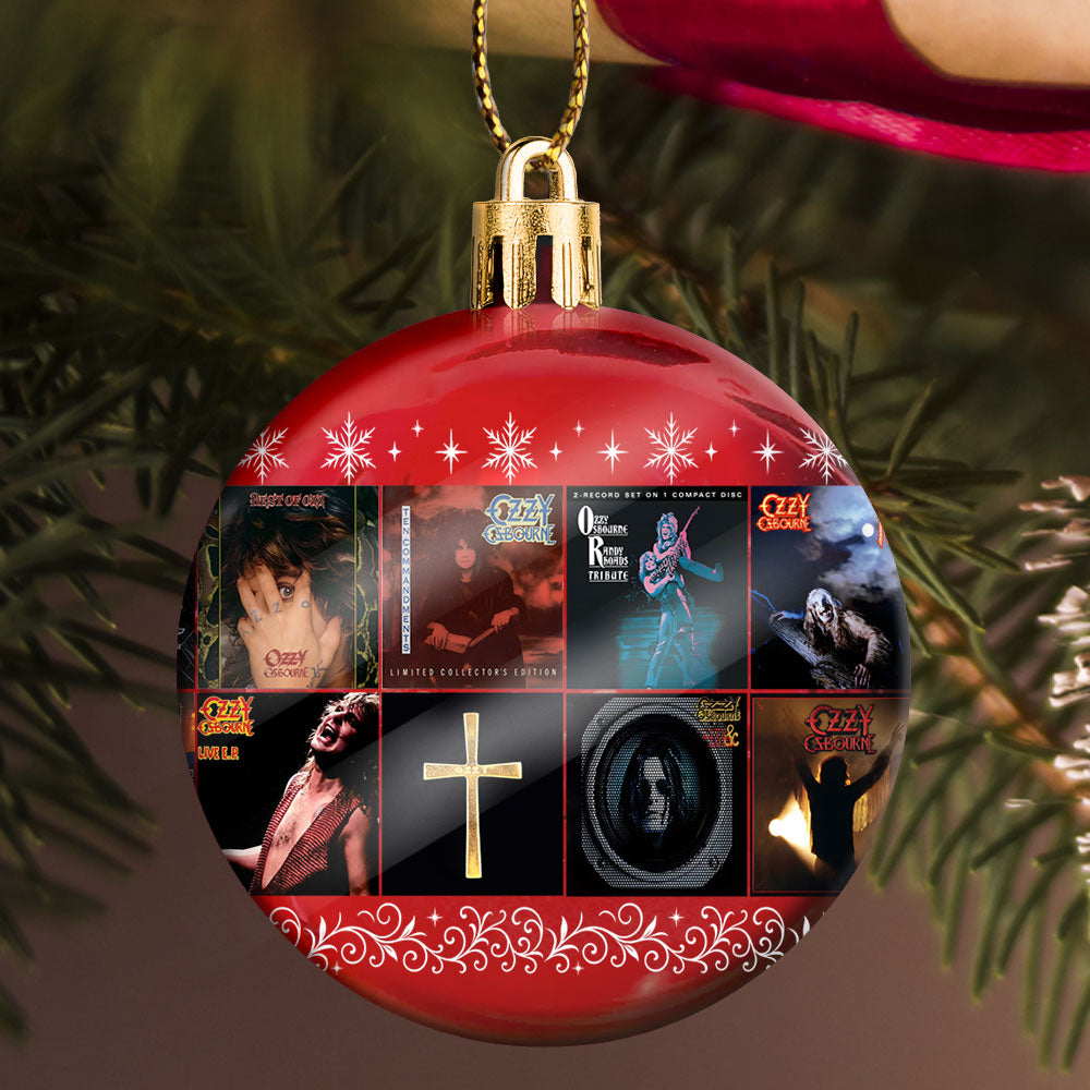 Ozzy Osbourne Ball Ornament – A Heavy Metal Holiday Tribute to the Prince of Darkness