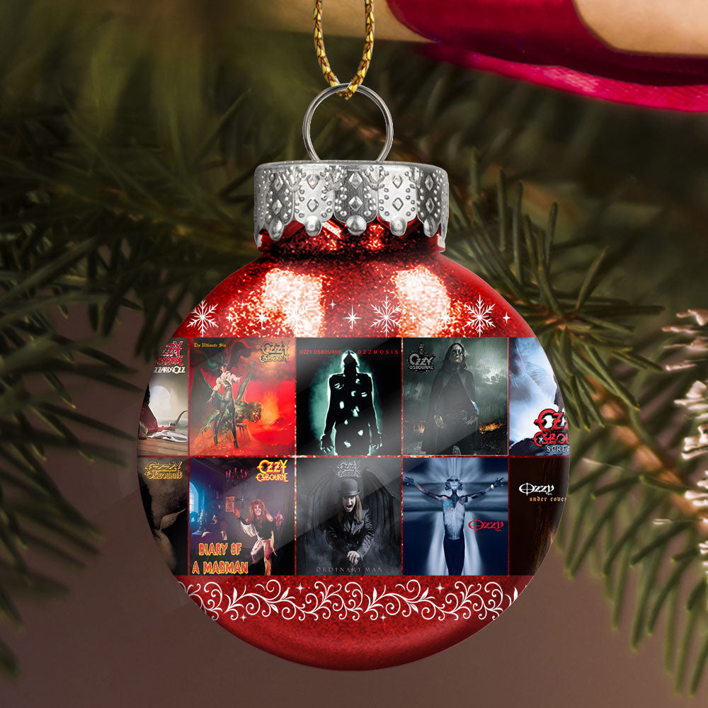 Ozzy Osbourne Ball Ornament – A Heavy Metal Holiday Tribute to the Prince of Darkness