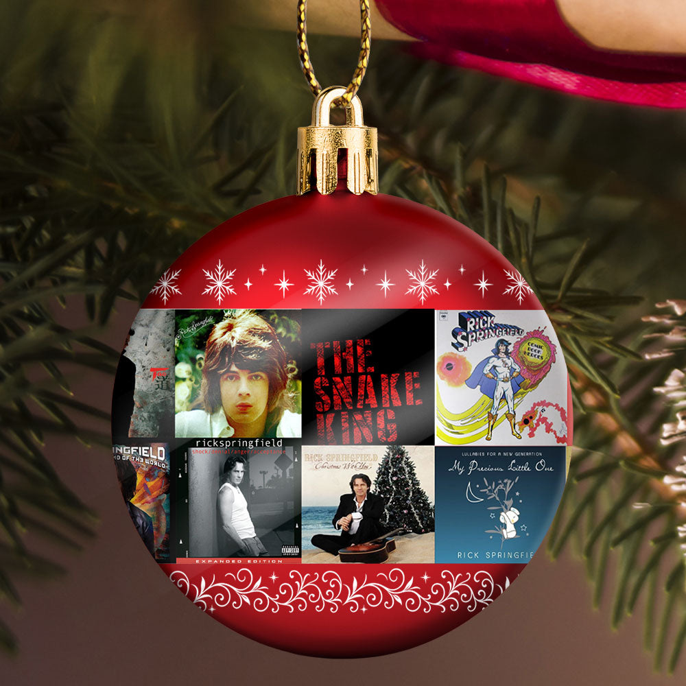 Rick Springfield Ball Ornament – Classic Rock Heartbeat
