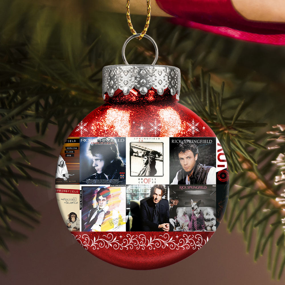 Rick Springfield Ball Ornament – Classic Rock Heartbeat