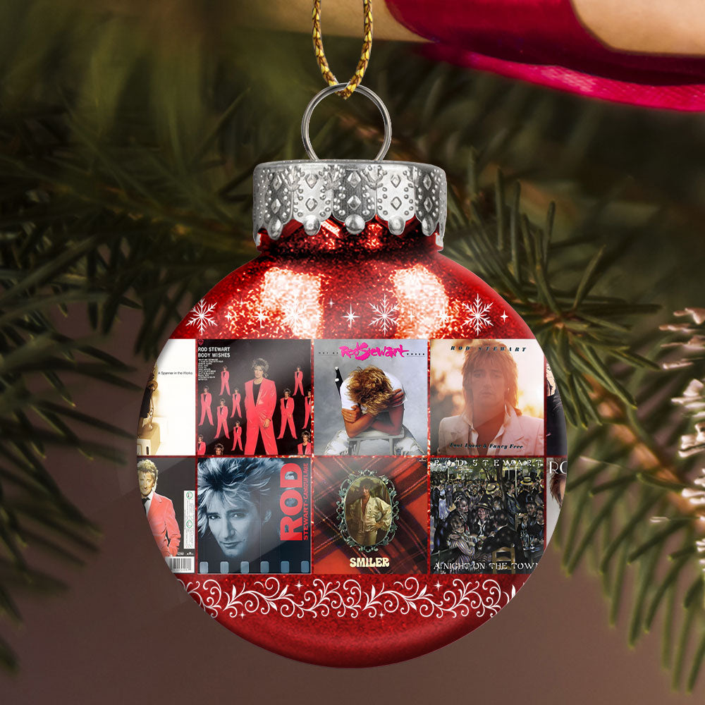Rod Stewart Ball Ornament – Celebrate the Voice of Rock and Romance