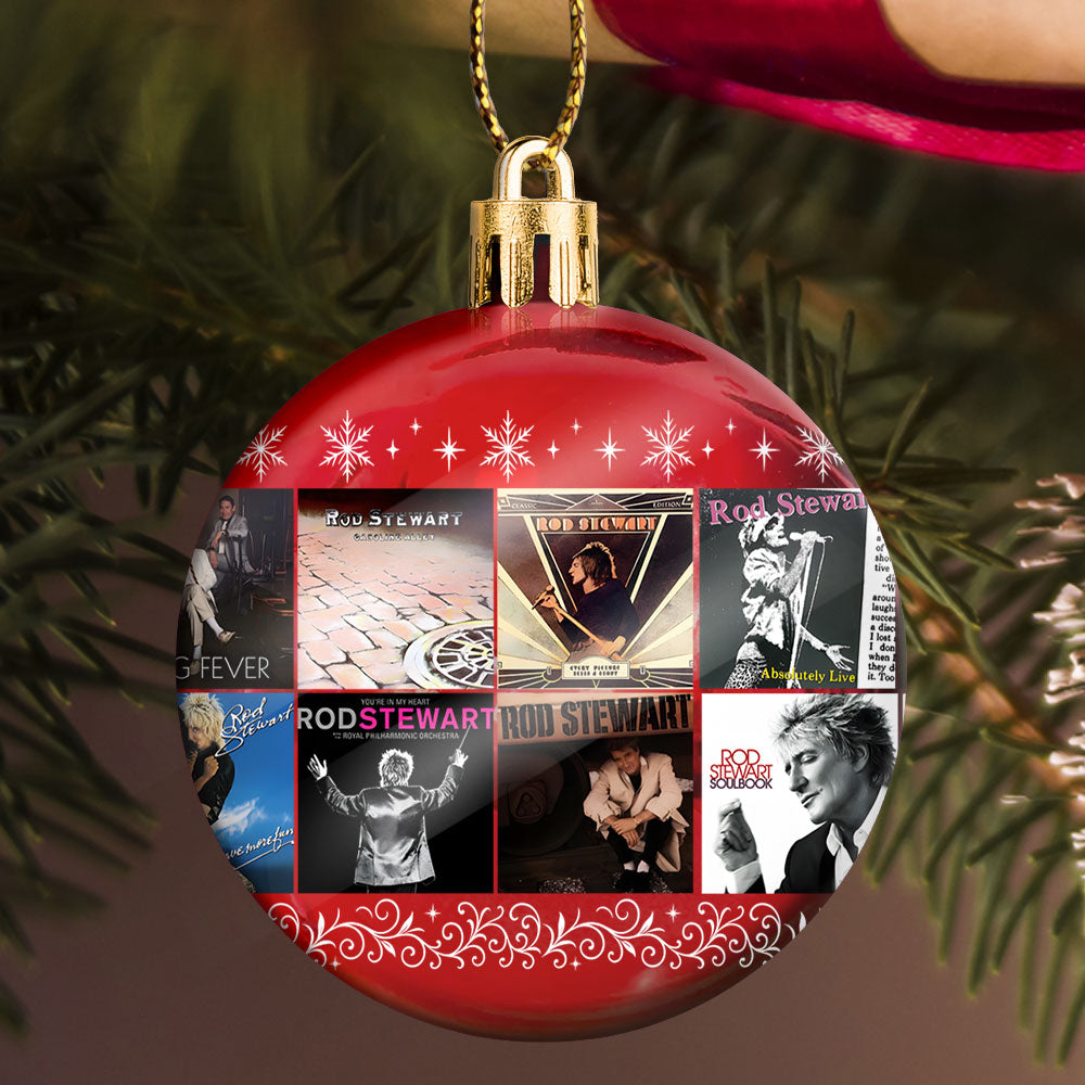 Rod Stewart Ball Ornament – Celebrate the Voice of Rock and Romance