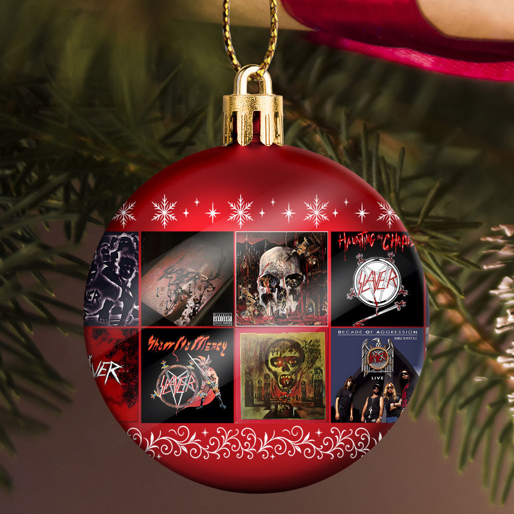 Slayer Ball Ornament – Thrash Metal Meets Holiday Mayhem